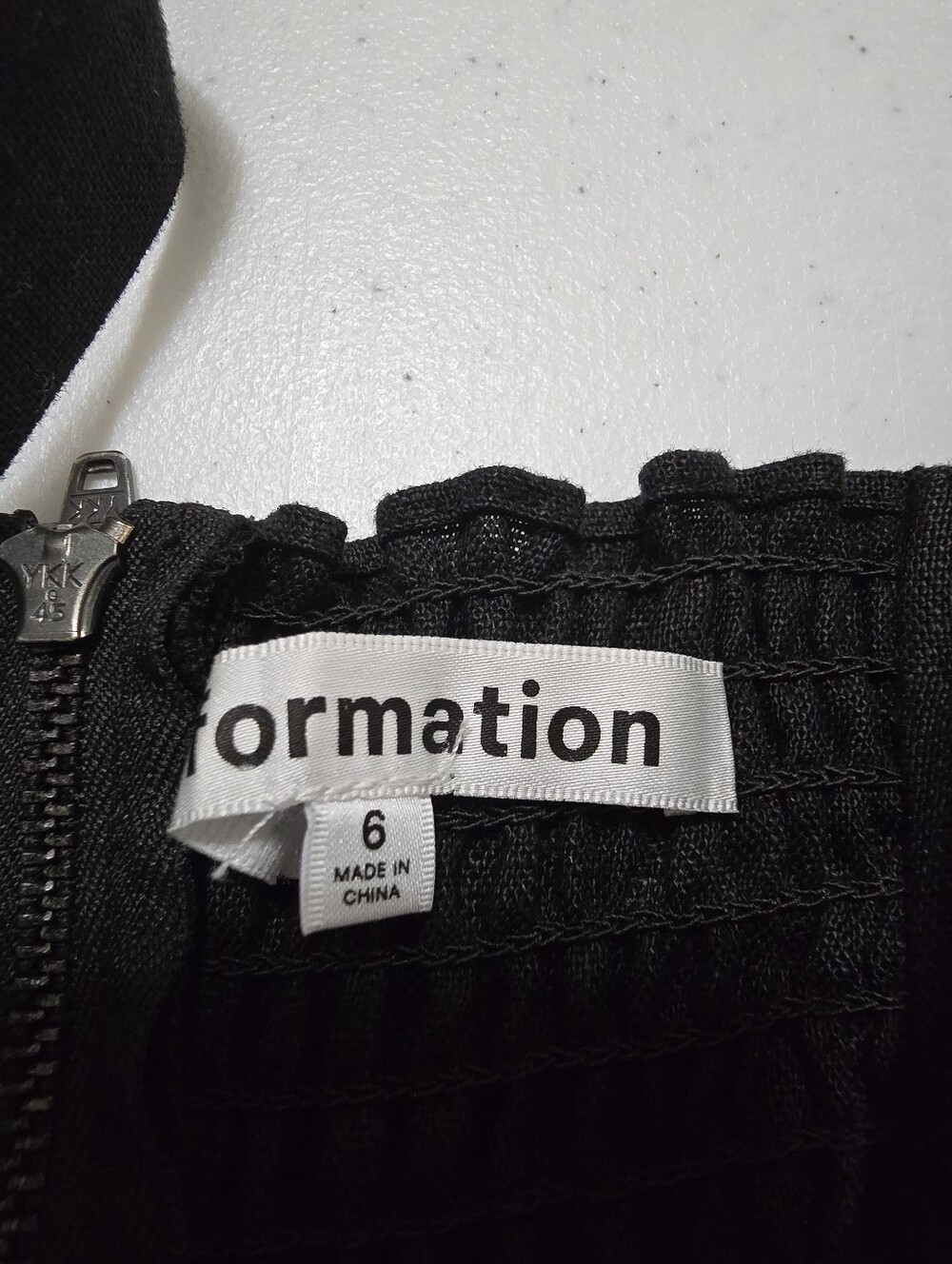 Reformation Folsom Linen Dress Black Button Front Women's 6 Summer Vacation - Picture 11 of 13